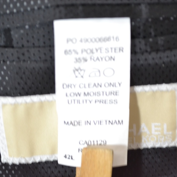 Michael Kors 42L Sport Coat Blazer Suit Jacket - Picture 7 of 8